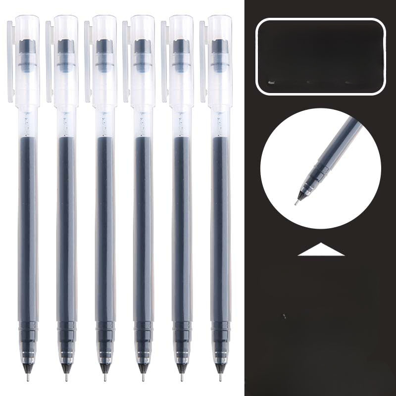 Wholesale Large Capacity Frosted Simple Plastic Neutral Pens
